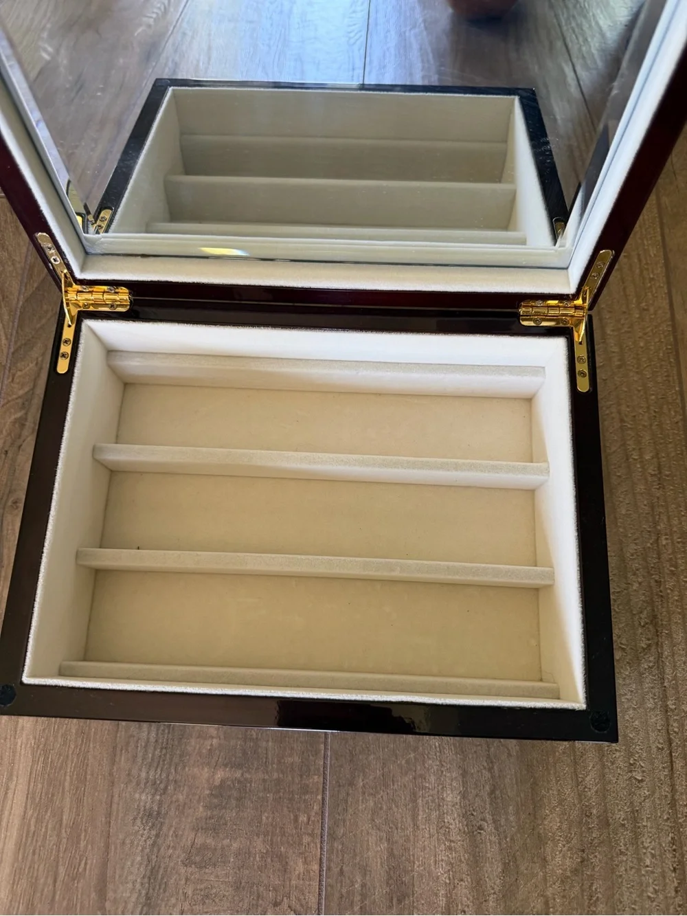 Burl Wood Jewelry Box